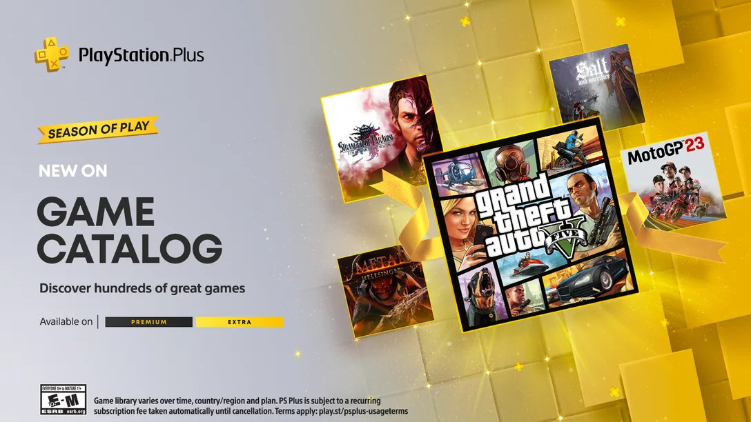 PS Plus 12月游戏目录更新 包含《GTA5》、《最终幻想起源》等