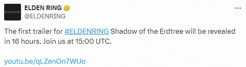 《艾尔登法环》DLC“黄金树之影”首个预告今晚放出