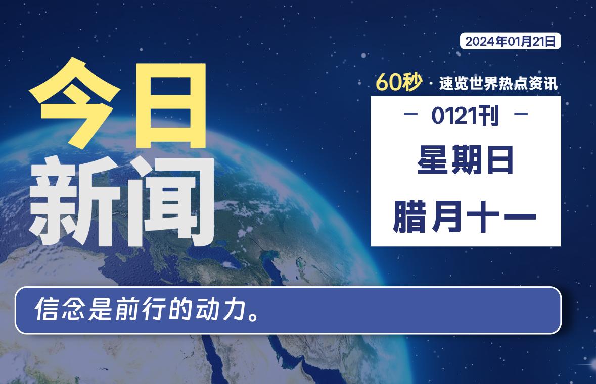 01月21日，星期日，在这里2Q带你60秒读懂全世界！-2Q博客